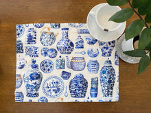 Load image into Gallery viewer, Placemat &quot;Porcelain &amp; Teapot&quot; (double sided) PM06
