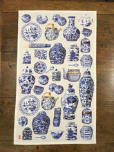 Load image into Gallery viewer, Tea Towel &quot;Chinese Porcelain&quot; TT06

