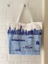 Load image into Gallery viewer, Tote Bag &quot;Blue Skyline&quot; TB12
