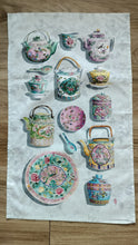 Load image into Gallery viewer, Tea Towel &quot;Peranakan Teapots&quot; TT30

